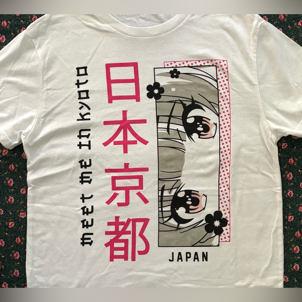 Anime White Tee